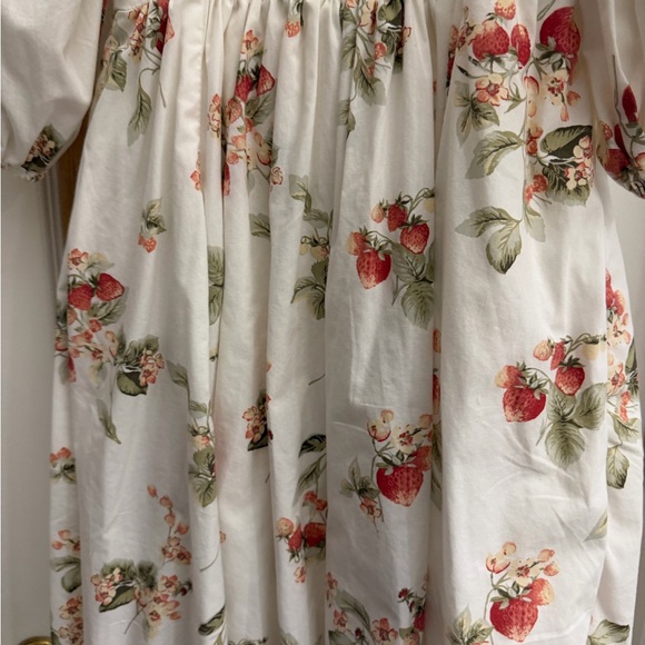 Abercrombie and fitch Puff-sleeve strawberry Print mini dress - Picture 8 of 8